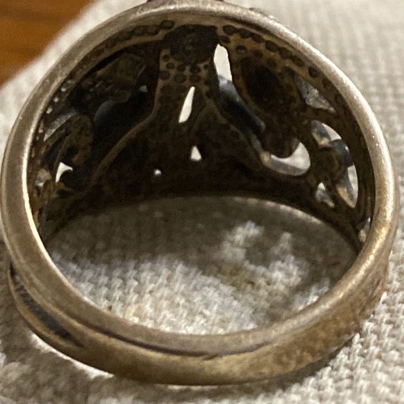 Carnelian Sterling Silver Ring size 7 - Picture 4 of 7